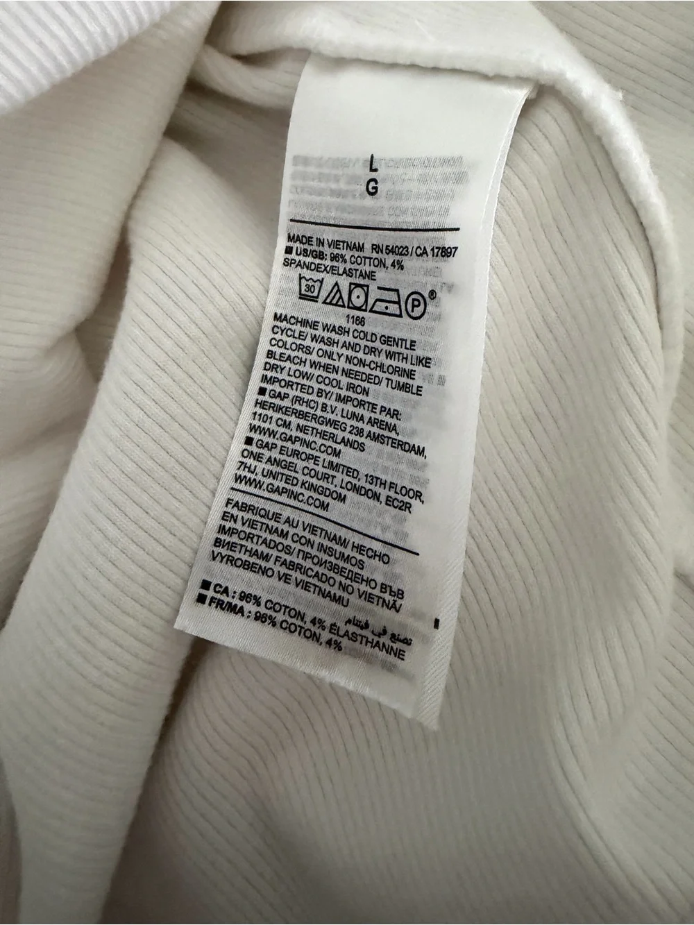 Banana Republic White Men's Tank Top - Large